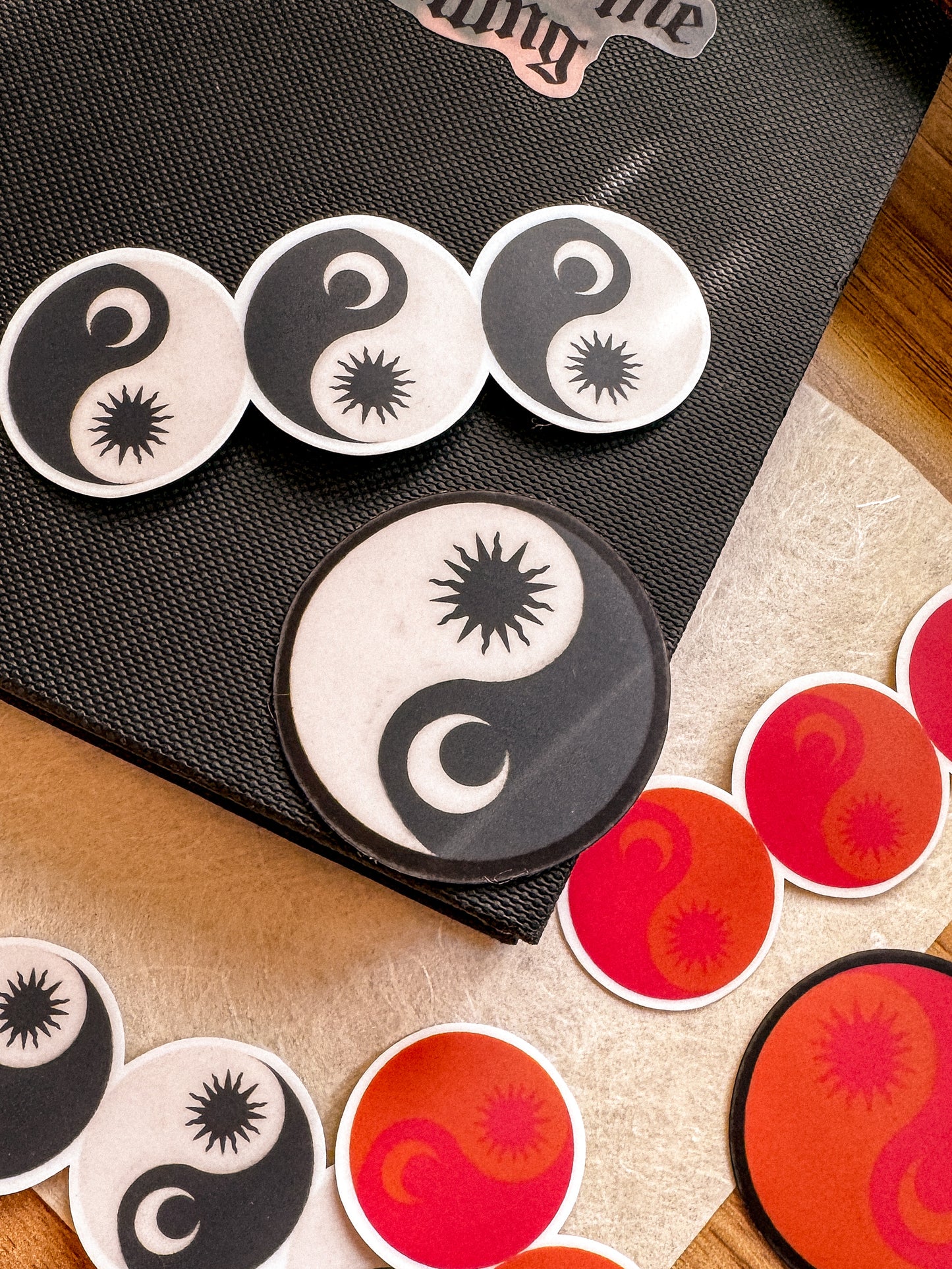 Sun Moon Yinyang Sticker Set