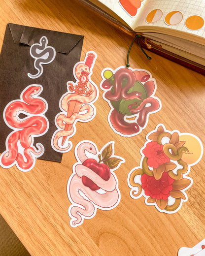 Snake Vinyl Sticker Pack