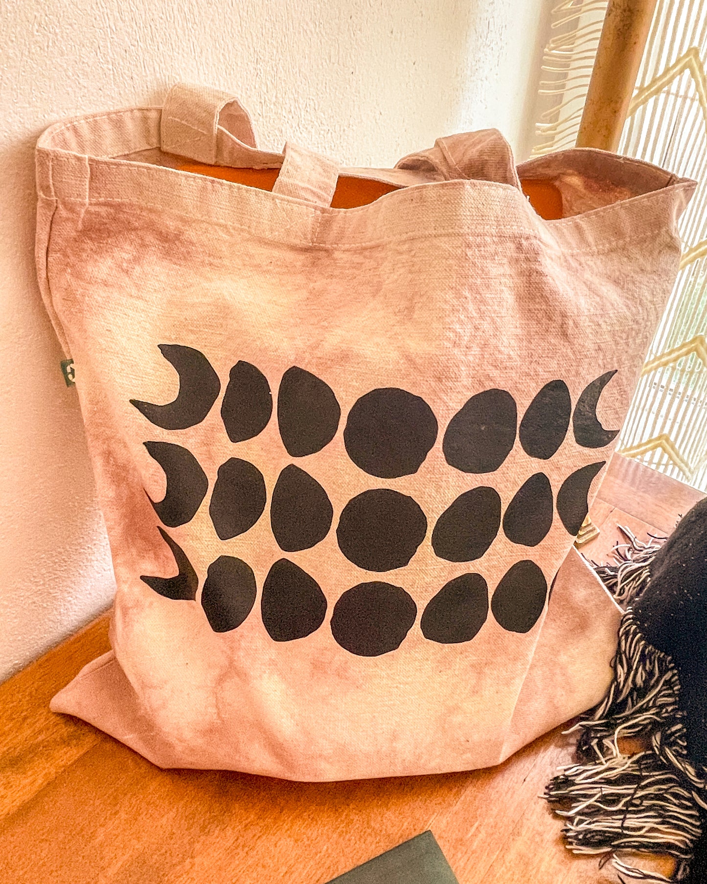 Mocha Moonphase Tote Bag