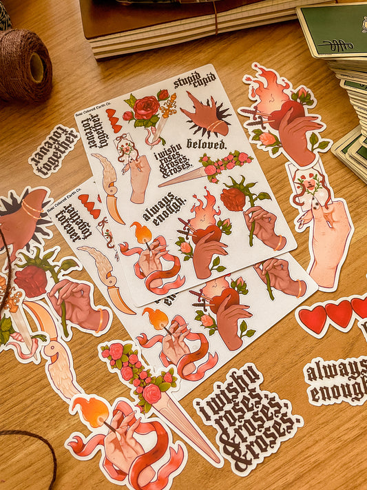 Beloved Sticker Sheet / Vinyl Stickers